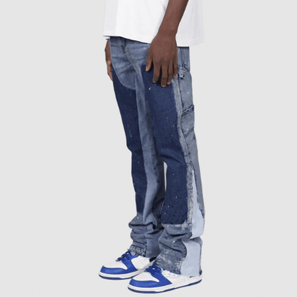 Patchwork Flares Jeans
