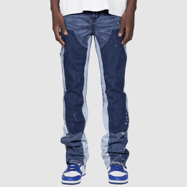 Patchwork Flares Jeans