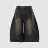 Baggy Machete Denim Shorts