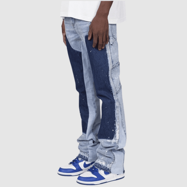 Patchwork Flares Jeans