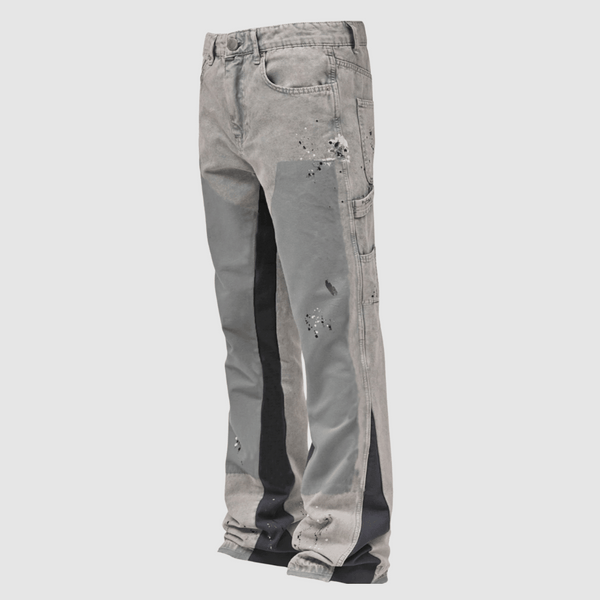 Patchwork Flares Jeans