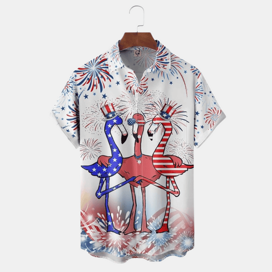 Flamingo Short Sleeve Shirts