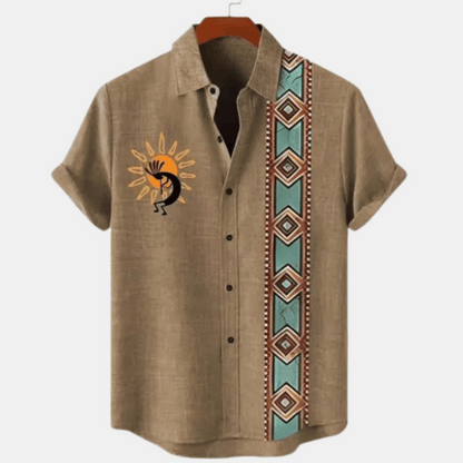 Azulo Short Sleeve Linen Shirts