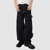 Patchwork Baggy Machete Denim Jeans