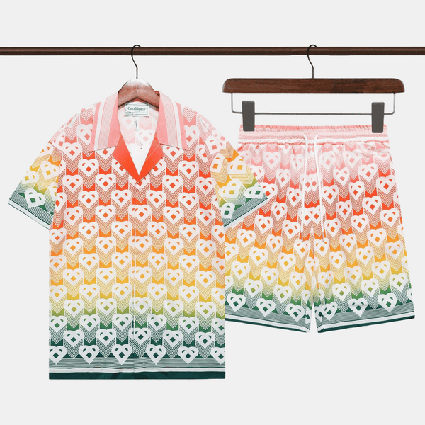 Amorly Short Sleeve Shirts Shorts