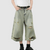 Ripped Baggy Denim Shorts