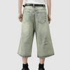 Ripped Baggy Denim Shorts