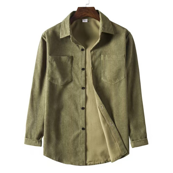 Cozdra Corduroy Long Sleeve Shirts