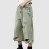 Ripped Baggy Denim Shorts