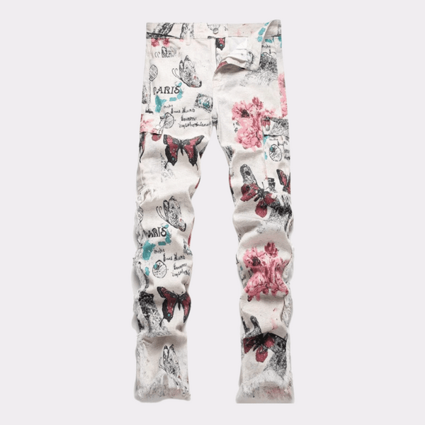 Butterfly Tassel Side Jeans