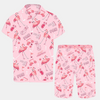 Palmora Short Sleeve Shirts Shorts