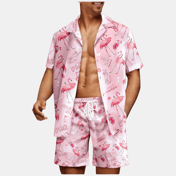 Palmora Short Sleeve Shirts Shorts