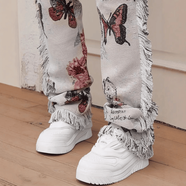 Butterfly Tassel Side Jeans