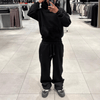 Dual Waist Embroidery Sweatpants