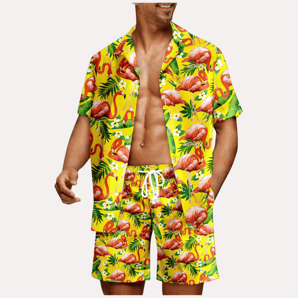 Palmora Short Sleeve Shirts Shorts
