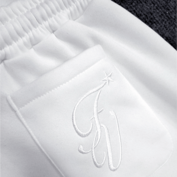Dual Waist Embroidery Sweatpants