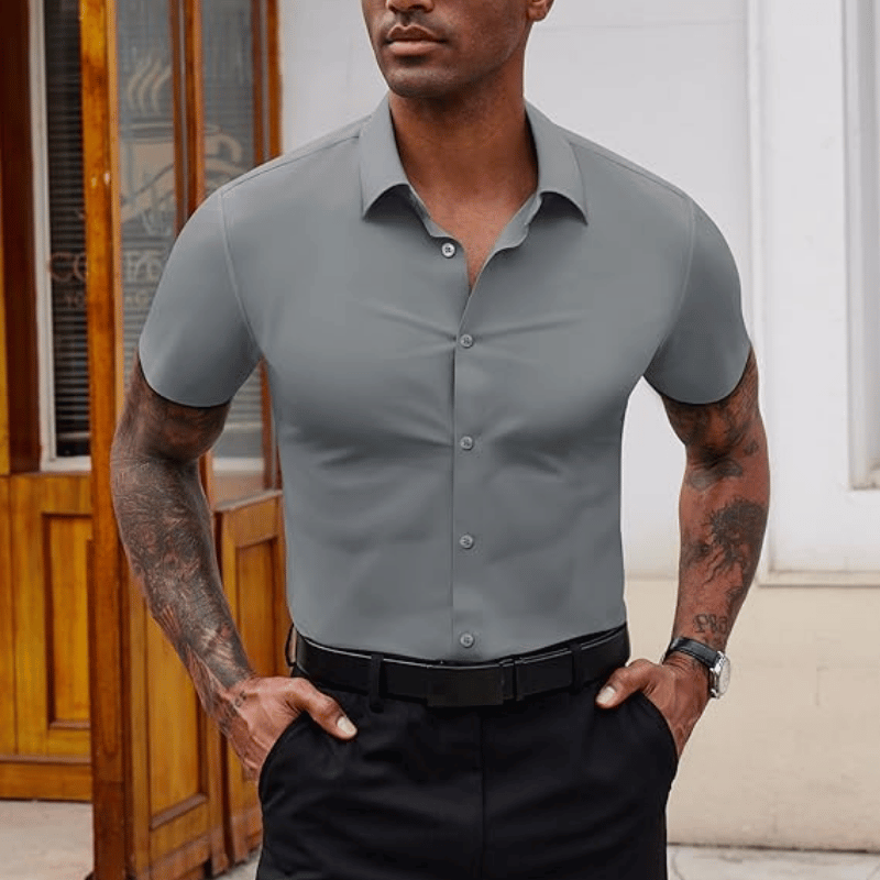 Wrinkle-Free Stretch Dress Shirt